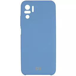 Чохол Epik Silicone Cover Full Camera (AAA) Xiaomi Redmi Note 10, Note 10s Denim Blue