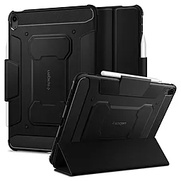 Чехол для планшета Spigen Rugged Armor Pro для Apple iPad Air 10.9" (2022, 2020) Black (ACS02054) - фото Чехол для планшета Spigen Rugged Armor Pro для Apple iPad Air 10.9" (2022, 2020) Black (ACS02054)