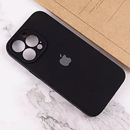 Чехол Silicone Case Full Camera для Apple iPhone 13 Pro Max Black - миниатюра 3