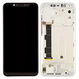 Дисплей Xiaomi Mi 8 с тачскрином и рамкой, (TFT), Silver