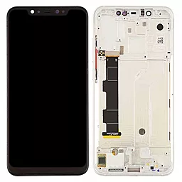 Дисплей Xiaomi Mi 8 с тачскрином и рамкой, (TFT), Silver - фото Дисплей Xiaomi Mi 8 с тачскрином и рамкой, (TFT), Silver
