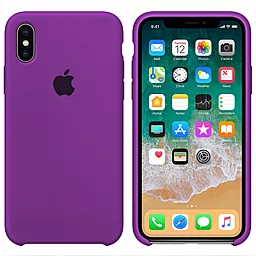 Чохол Silicone Case для Apple iPhone XR Purple