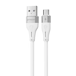 USB Кабель Proove Soft Silicone 12w micro USB cable White (CCSO20001302)