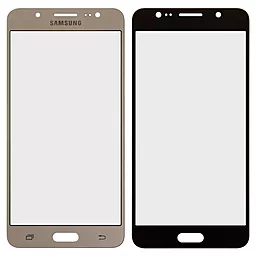 Корпусное стекло дисплея Samsung Galaxy J5 J510F, J510FN, J510G, J510M, J510Y 2016 Gold