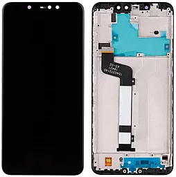Дисплей Xiaomi Redmi Note 6 Pro с тачскрином и рамкой, оригинал, Black