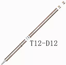 Паяльное жало с двусторонним срезом HAKKO T12-D12 - фото Паяльное жало с двусторонним срезом HAKKO T12-D12