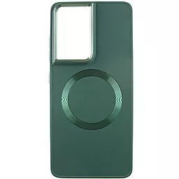 Чохол Epik Bonbon Metal Style with MagSafe для Samsung Galaxy S23 Ultra Army Green