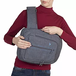 Рюкзак для ноутбука RivaCase 7529 Grey - миниатюра 6