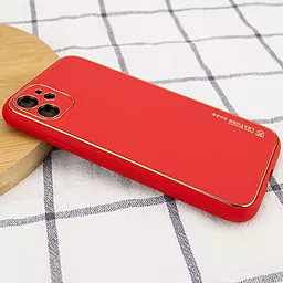 Чехол Epik Кожаный чехол Xshield Apple iPhone 12 mini  Red - миниатюра 3