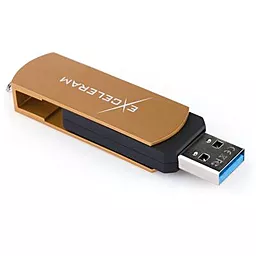 Флешка Exceleram 64GB P2 Series USB 3.1 Gen 1 (EXP2U3BRB64) Brown - фото Флешка Exceleram 64GB P2 Series USB 3.1 Gen 1 (EXP2U3BRB64) Brown