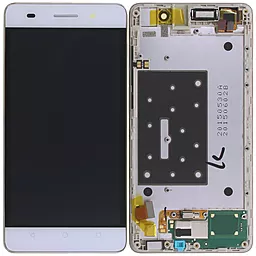 Дисплей Huawei G Play mini, Honor 4C с тачскрином и рамкой, оригинал, White - фото Дисплей Huawei G Play mini, Honor 4C с тачскрином и рамкой, оригинал, White