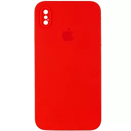 Чохол Silicone Case Full Camera для Apple iPhone XS Max  Red