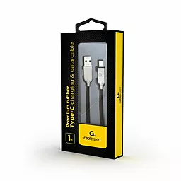 Кабель Cablexpert USB-A - Type-C 12w 2.4a 1м cable Black (CC-USB2R-AMCM-1M) - мініатюра 2 Кабель Cablexpert USB-A - Type-C 12w 2.4a 1м cable Black (CC-USB2R-AMCM-1M) - мініатюра 2