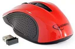 Компьютерная мышка Gembird MUSW-104-R Red - фото Компьютерная мышка Gembird MUSW-104-R Red