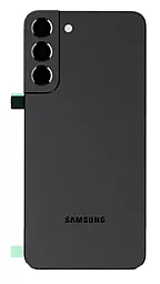 Задняя крышка корпуса Samsung Galaxy S22 Plus 5G S906 со стеклом камеры Original Phantom Black