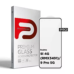 Захисне скло ArmorStandart Pro для Realme 9i 4G (RMX3491), 9 Pro 5G Black (ARM61469)