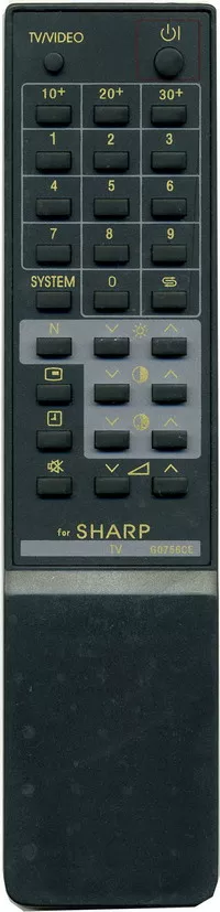 Пульт для телевизора Sharp G0756CE - фото 1