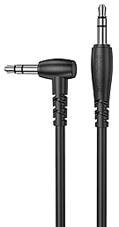 Аудио кабель Borofone BL10 AUX mini Jack 3.5mm M/M Cable 2 м black - фото Аудио кабель Borofone BL10 AUX mini Jack 3.5mm M/M Cable 2 м black