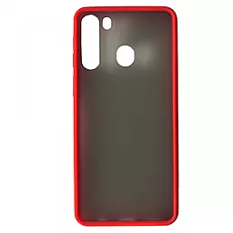 Чехол 1TOUCH Gingle Matte Samsung A215 Galaxy A21 Red/Black
