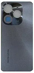 Задняя крышка корпуса Tecno Spark 20C Original Gravity Black - фото Задняя крышка корпуса Tecno Spark 20C Original Gravity Black