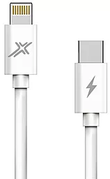 Кабель Grand-X USB Type-C - Lightning 20w 3a 1м PD сable White (CL-07) - фото Кабель Grand-X USB Type-C - Lightning 20w 3a 1м PD сable White (CL-07)