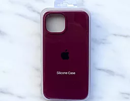 Чехол Silicone Case Full для Apple iPhone 12 Pro Max Marsala - миниатюра 2 Чехол Silicone Case Full для Apple iPhone 12 Pro Max Marsala - миниатюра 2