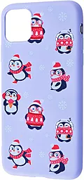 Чехол Wave Fancy Penguins Apple iPhone 12, iPhone 12 Pro Light Purple