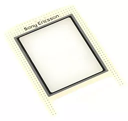 Корпусное стекло дисплея Sony Ericsson W800i Original White