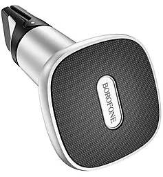 Держатель магнитный Baseus BH44 Smart Air Outlet Magnetic Black/Silver - фото Держатель магнитный Baseus BH44 Smart Air Outlet Magnetic Black/Silver