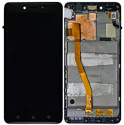 Дисплей Lenovo K6 Note, K6 Plus (K53a48) з тачскріном і рамкою, Black