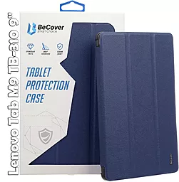 Чехол для планшета BeCover Smart Case для Lenovo Tab M9 TB-310 9" Deep Blue (709222) - фото Чехол для планшета BeCover Smart Case для Lenovo Tab M9 TB-310 9" Deep Blue (709222)