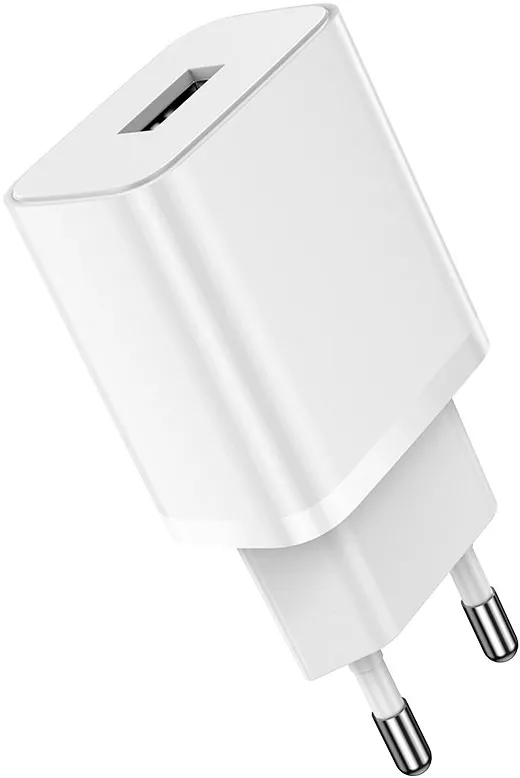 Сетевое зарядное устройство Borofone BA52A Gamble 2.1a home charger + micro USB cable white - фото 4