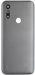 Задняя крышка корпуса Motorola Moto E6s XT2053 со стеклом камеры, Original Meteor Grey - фото Задняя крышка корпуса Motorola Moto E6s XT2053 со стеклом камеры, Original Meteor Grey