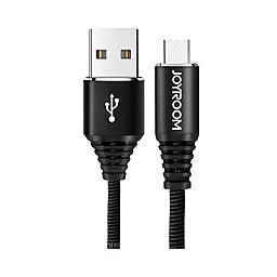 Кабель Joyroom S-L316 Armour USB-A - micro USB 12w 2.4a 1м cable Black