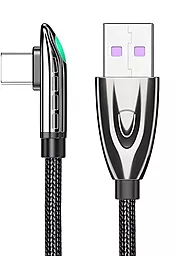 Кабель USB Essager  Bullet Train 66w 6a 2m USB Type-C cable black (EXCT-FXHA01)