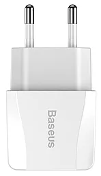 Мережевий, Мережевий зарядний пристрій Baseus Mini 2USB White (CCALL-MN02) - мініатюра 3