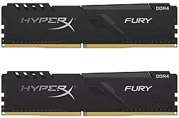 Оперативная память HyperX 32GB (2x16GB) DDR4 3733MHz Fury Black (HX437C19FB3K2/32) - миниатюра 2
