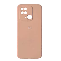 Чехол Silicone Case Full для Xiaomi Redmi 10C Pink Sand