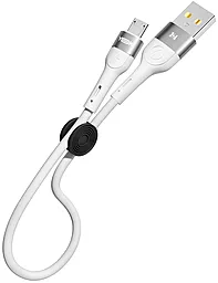 Кабель Yoki YK-EX11 EXTRA USB-A - micro USB 15w 3a 0.25м cable White - фото Кабель Yoki YK-EX11 EXTRA USB-A - micro USB 15w 3a 0.25м cable White