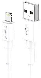 Кабель Charome C21-03 USB-A - Lightning 12w 2.4a 1м cable White - фото Кабель Charome C21-03 USB-A - Lightning 12w 2.4a 1м cable White