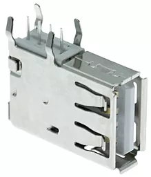 Универсальный разъем для ноутбука USB №9 Type A 2.0 (14х7х19.5мм) с юбкой, Female - фото Универсальный разъем для ноутбука USB №9 Type A 2.0 (14х7х19.5мм) с юбкой, Female