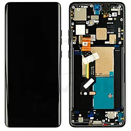 Дисплей Motorola Edge 50 Pro (XT2403) с тачскрином и рамкой, оригинал, Black Beauty - фото Дисплей Motorola Edge 50 Pro (XT2403) с тачскрином и рамкой, оригинал, Black Beauty