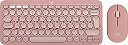 Комплект (клавиатура+мышка) Logitech Pebble 2 Combo Rose Wireless (920-012241) - фото Комплект (клавиатура+мышка) Logitech Pebble 2 Combo Rose Wireless (920-012241)