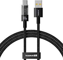 Кабель Baseus Gem USB-A - Type-C 100w 5a 1м cable Black (P10373002111-00) - фото Кабель Baseus Gem USB-A - Type-C 100w 5a 1м cable Black (P10373002111-00)