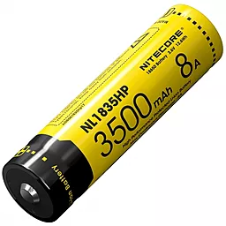 Аккумулятор Li-Ion 18650 Nitecore NL1835HP 3.6V (8A, 3500mAh) - фото Аккумулятор Li-Ion 18650 Nitecore NL1835HP 3.6V (8A, 3500mAh)