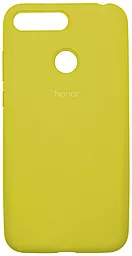 Чехол 1TOUCH Silicone Cover Huawei Y7 Prime 2018 Yellow