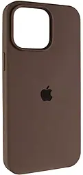 {"ru": "Чехол", "uk": "Чохол"} Silicone Case Full для Apple iPhone 16 Pro New Brown