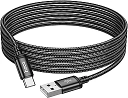 Кабель Hoco X91 USB-A - Type-C 15w 3a 3м cable Black - мініатюра 6 Кабель Hoco X91 USB-A - Type-C 15w 3a 3м cable Black - мініатюра 6