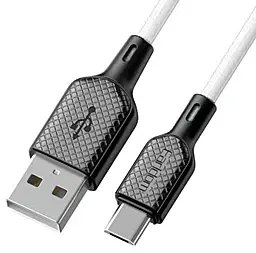 Кабель Earldom EC-154M USB-A - micro USB 12w 2.4a 1м cable White