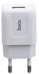 Мережевий зарядний пристрій Hoco Charger Set Micro White (C2)